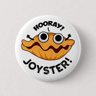 Macaron Rond 5 Cm Joyster Funny Joyeux Animal Oyster Pun