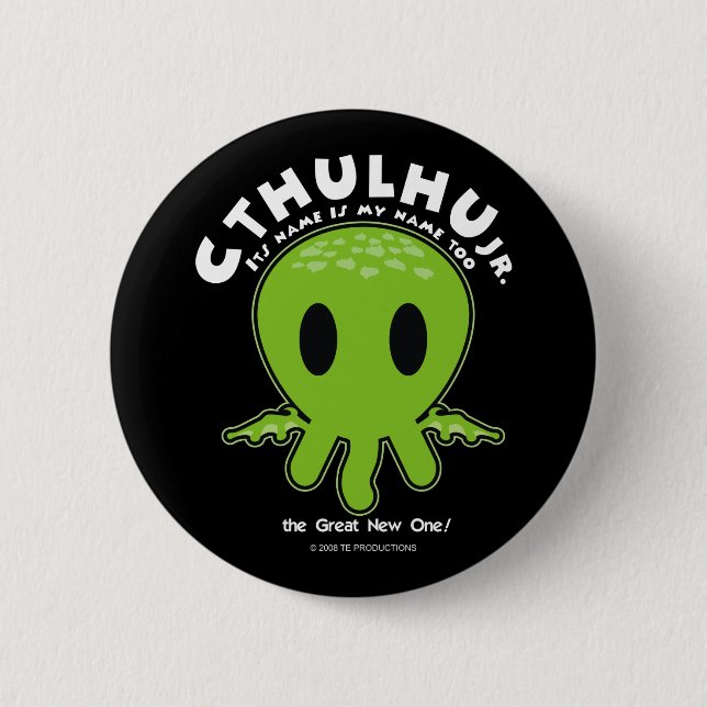 Macaron Rond 5 Cm JR de Cthulhu - icône (Devant)