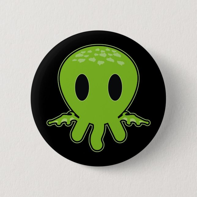 Macaron Rond 5 Cm JR de Cthulhu - icône (Devant)