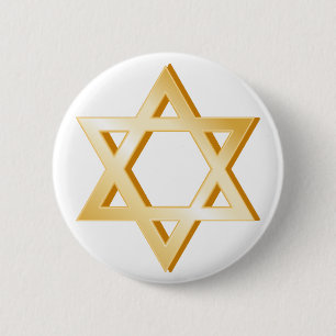 Macaron Rond 5 Cm Judaism Symbol