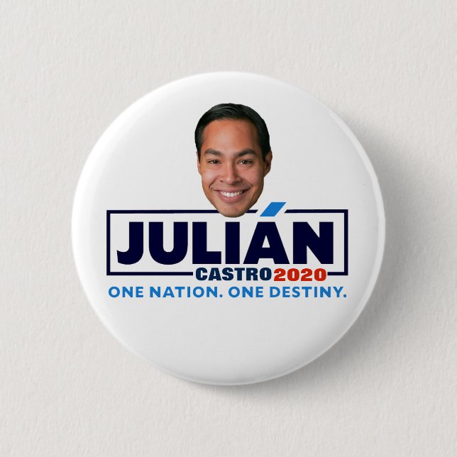 Macaron Rond 5 Cm Julian Castro 2020 (Devant)