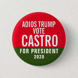 Macaron Rond 5 Cm Julian Castro pour le président 2020