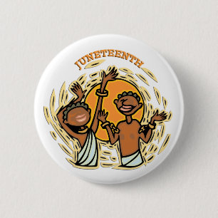 Macaron Rond 5 Cm Juneteenth