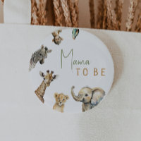 Jungle Safari Animaux Mama Être Baby shower
