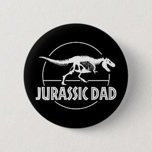 Macaron Rond 5 Cm Jurassic Dinosaur Papa