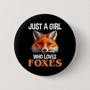 Macaron Rond 5 Cm Just A Girl Who Loves Foxes
