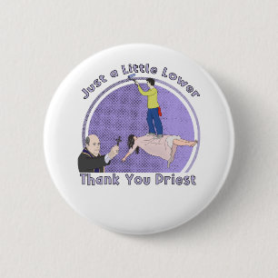 Macaron Rond 5 Cm Just a Little Lower Priest, Thank You