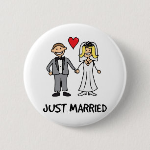 Macaron Rond 5 Cm Just married