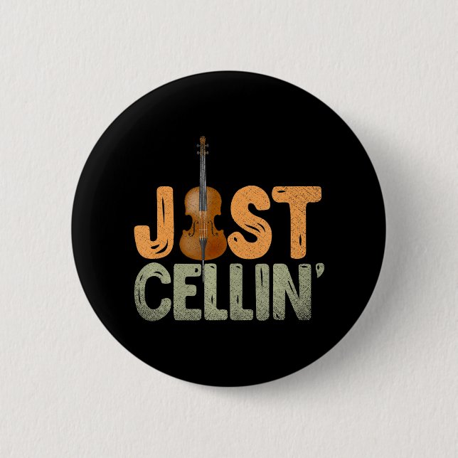 Macaron Rond 5 Cm Juste Cellin Cello (Devant)