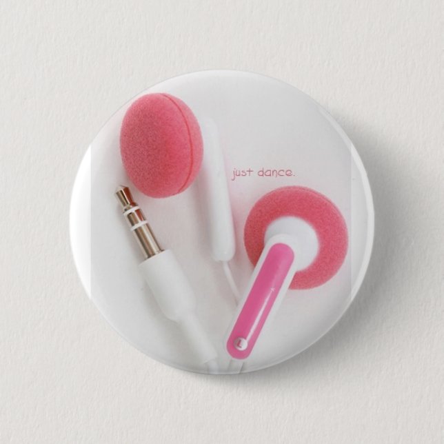 Macaron Rond 5 Cm Juste danse (Devant)