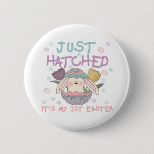 Macaron Rond 5 Cm Juste ęrs T-shirts et cadeaux hachés de Pâques