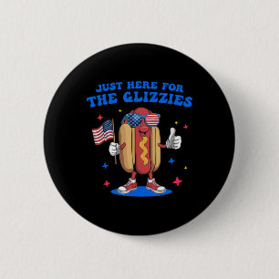 Macaron Rond 5 Cm Juste Ici Pour Les Glizzies Drôle Le 4 Juillet Wi