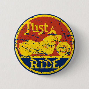Macaron Rond 5 Cm Juste Pin de logo de moto de tour