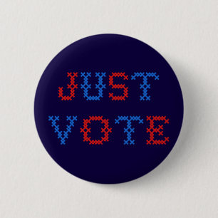Macaron Rond 5 Cm Juste point croisé de vote