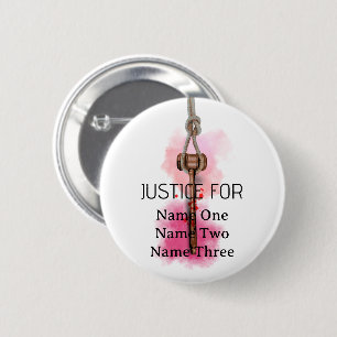 Macaron Rond 5 Cm Justice pour tous