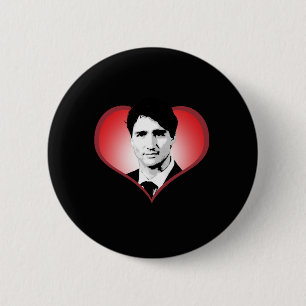 Macaron Rond 5 Cm Justin Trudeau Heart -.png