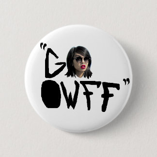 Macaron Rond 5 Cm k RIZZ INDIQUE que "DISPARAISSENT OwFF "