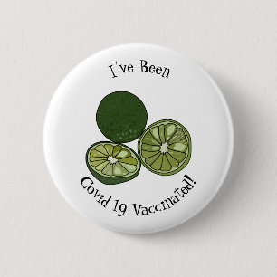 Macaron Rond 5 Cm Kaffir lime cartoon illustration