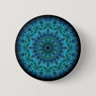 Macaron Rond 5 Cm Kaléidoscope sous-marin de beauté