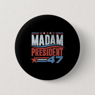 Macaron Rond 5 Cm Kamala Harris 2024 Pour La Campagne Électorale