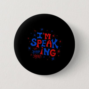 Macaron Rond 5 Cm Kamala Harris 2024 Pour Le Président Je Parle Vin