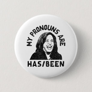 Macaron Rond 5 Cm Kamala Harris Mes Pronononouns Ont Été Président T