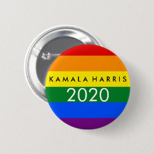 Macaron Rond 5 Cm Kamala Harris pour le président 2020