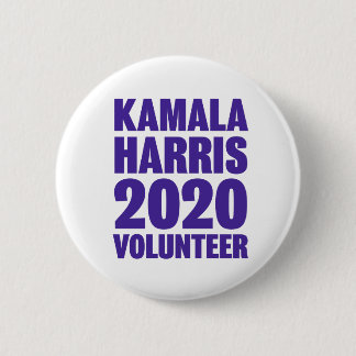 Macaron Rond 5 Cm Kamala Harris Volunteer 2 pouces Round Button