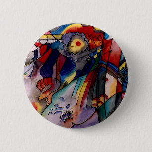 Macaron Rond 5 Cm Kandinsky 1913 Peinture Abstraite