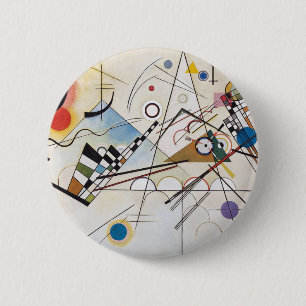Macaron Rond 5 Cm Kandinsky 1923/composition viii/pixdecines