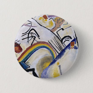 Macaron Rond 5 Cm Kandinsky Expressionniste Abstrait Peinture Cossac