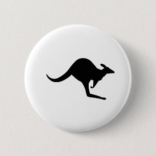 Macaron Rond 5 Cm Kangourou australien