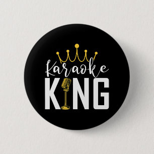 Macaron Rond 5 Cm Karaoke King Funnyingers Makers de musique