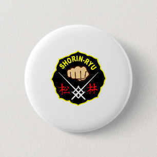 Macaron Rond 5 Cm Karate Shorin Ryu Style Matsubayashi Kanji T-shirt