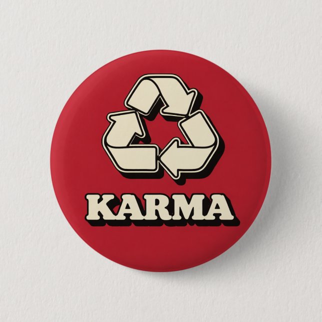 Macaron Rond 5 Cm Karma (Devant)