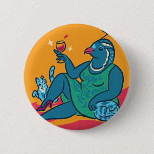 Macaron Rond 5 Cm Katie Birdsona Pin