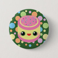 Kawaii Gâteau sucré à la garde sur les points de b