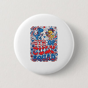 Macaron Rond 5 Cm Kawaii patriotique dinosaure Meilleur beau-père ja