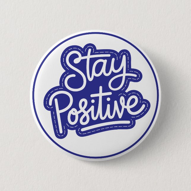 Macaron Rond 5 Cm Keep Going Black and White Motivational (Devant)