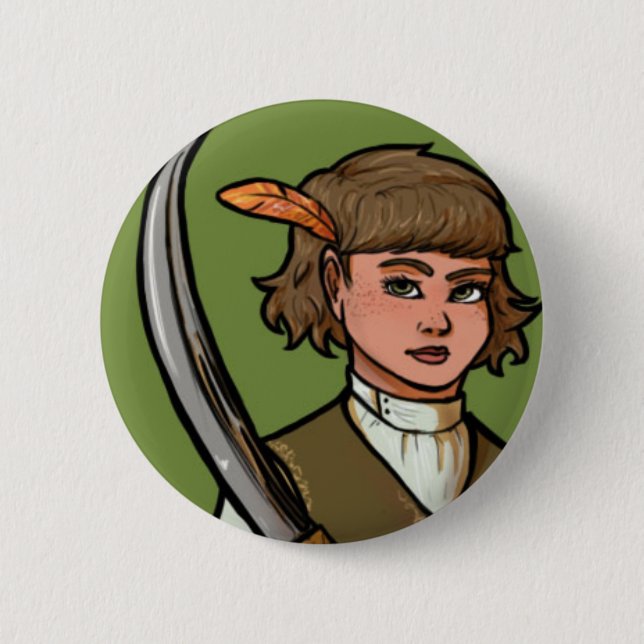 Macaron Rond 5 Cm Keladry de bouton de Mindelan (Devant)