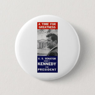 Macaron Rond 5 Cm Kennedy - un moment pour la grandeur