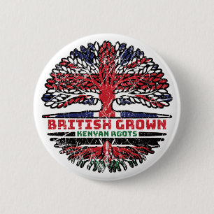 Macaron Rond 5 Cm Kenyan Kenya Uk United Kingdom British Tree Roots