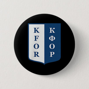 Macaron Rond 5 Cm Kfor Kosovo Force Opération conjointe de maintien 