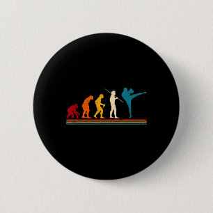 Macaron Rond 5 Cm Kickboxer Evolution Kickboxer Karate Boxing Mixed
