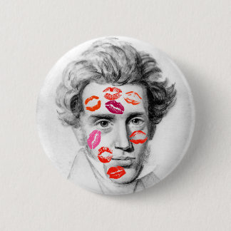 MACARON ROND 5 CM "KIERKEGAARD COUVERT KISS"