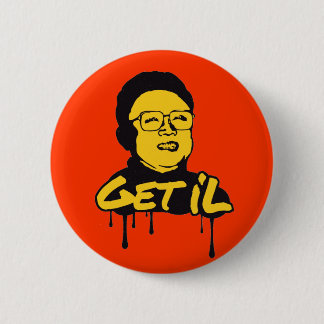 Macaron Rond 5 Cm Kim Jong-il