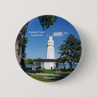 Macaron Rond 5 Cm Kimberly Point Lighthouse button