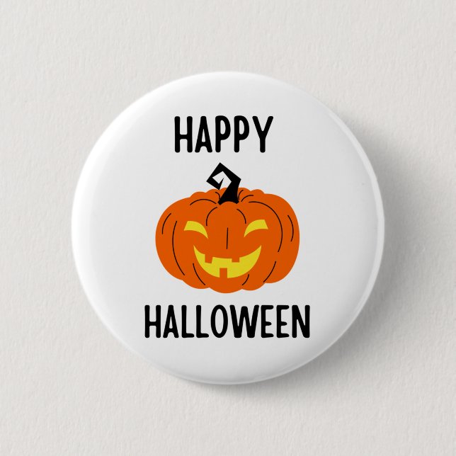 Macaron Rond 5 Cm Kine de Halloween (Devant)