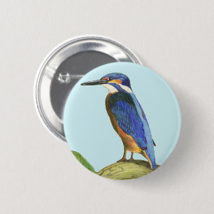 Macaron Rond 5 Cm Kingfisher
