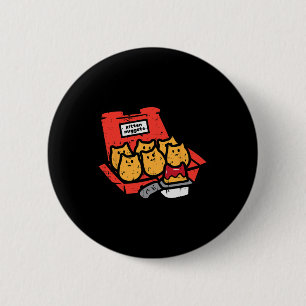 Macaron Rond 5 Cm Kitten Nuggets Cute Restauration Rapide Nourriture
